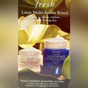 Fresh Lotus Youth Preserve Multi action ritual Skincare Trio